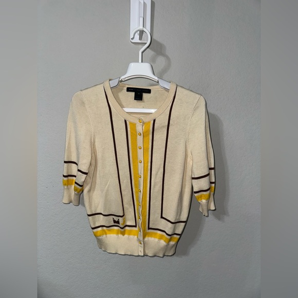 Marc By Marc Jacobs Tops - Marc by Marc Jacobs Cotton silk knit collared top small